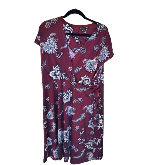 always indigo Dresses & Skirts - Always Indio brown, white, and black dress. Size 2X.